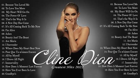 celine dion greatest hits 2022